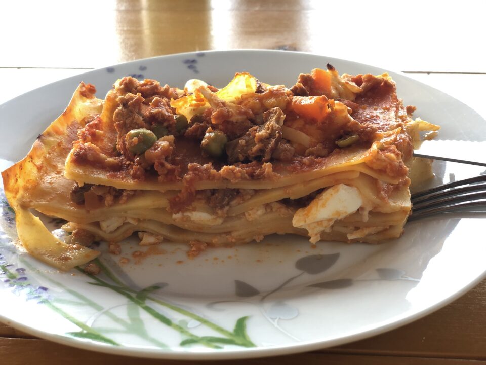O portie delicioasa de Lasagnea